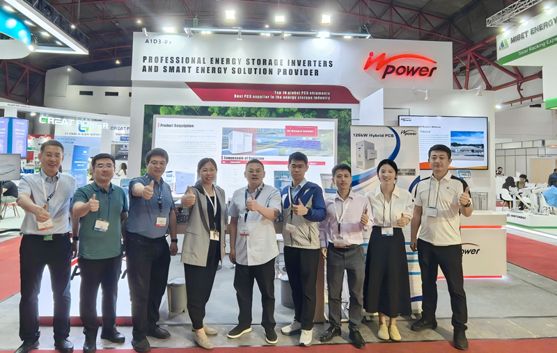 英博电气闪耀 2025 印尼雅加达太阳能展，展示多元能源产品