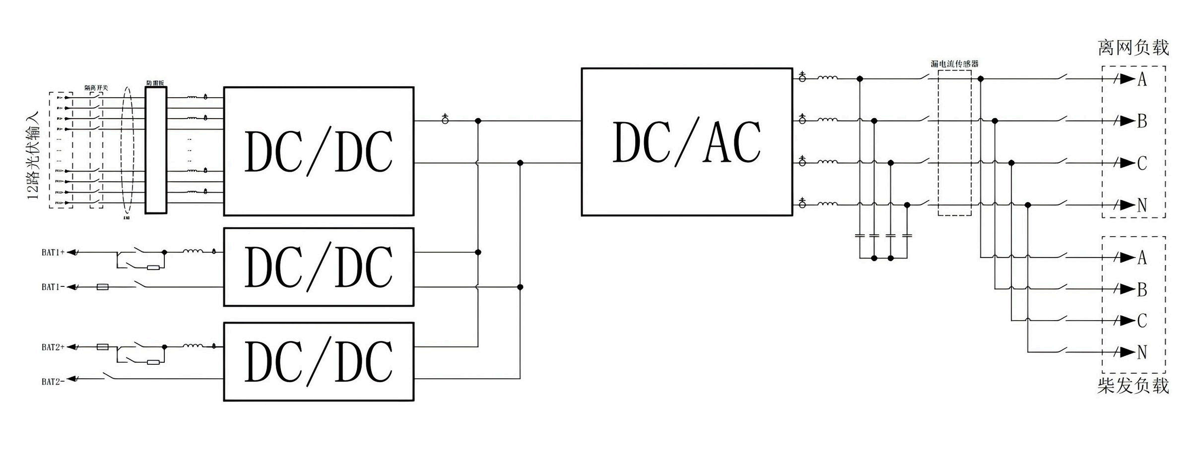 125kW hybrid inverter module 